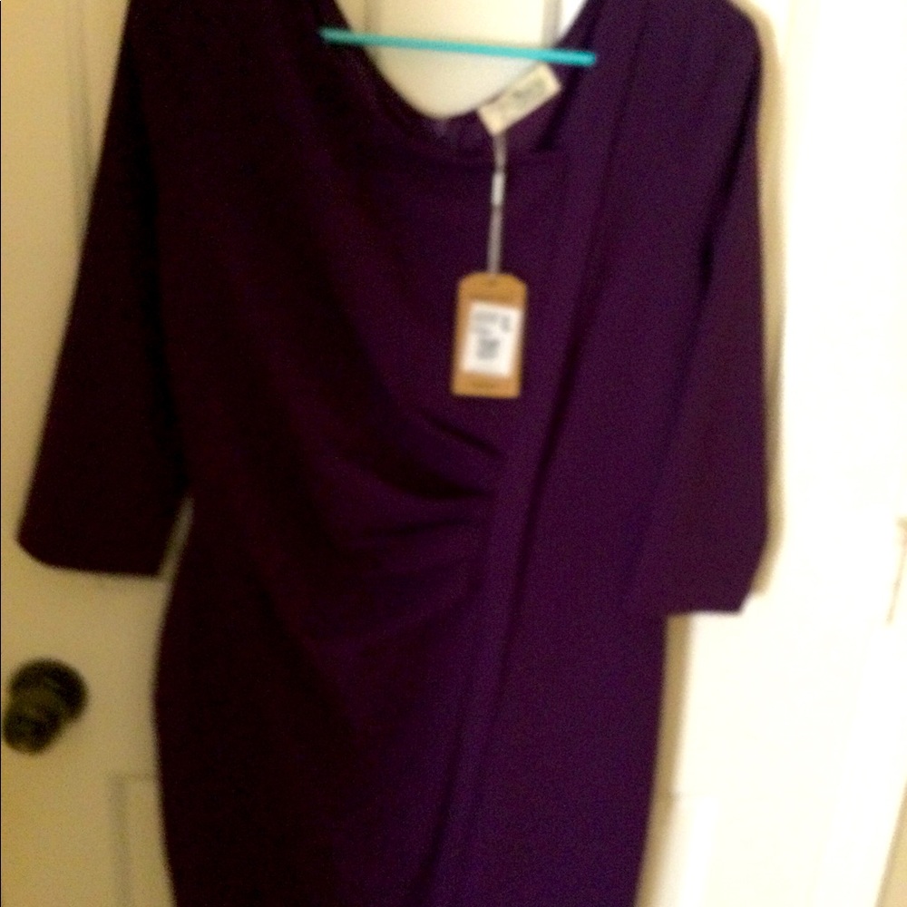 Pretty, flattering purple dress